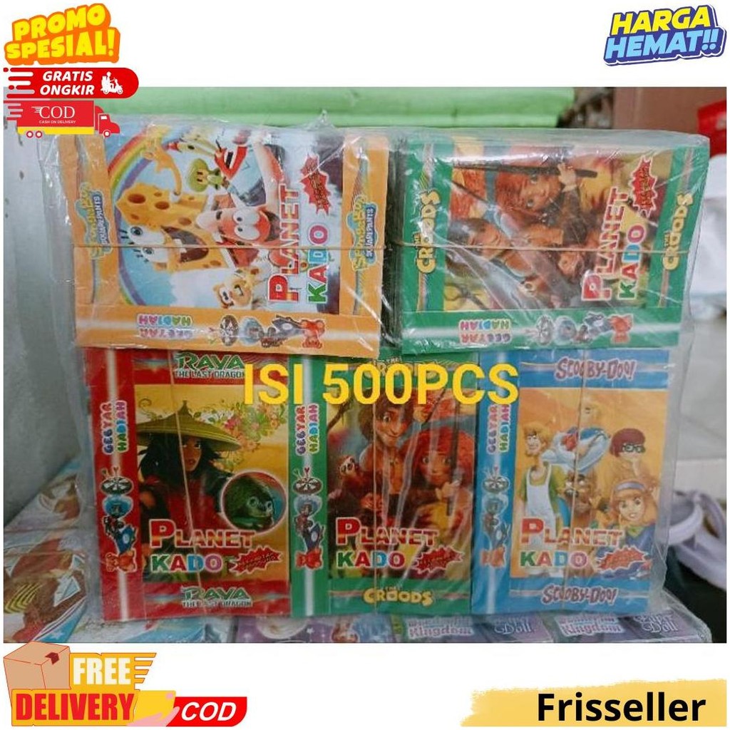 

1 Bal/Isi 500Pcs Kotak Kado(Satu Ball) D Terlaris