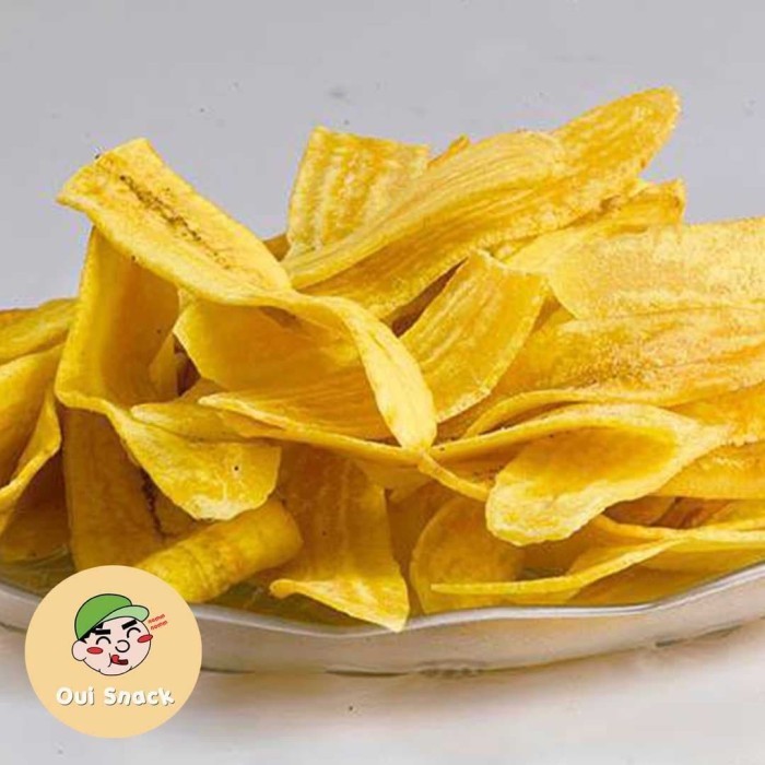 

BIG SALE KERIPIK PISANG ASIN / KRIPIK PISANG LAMPUNG SUPER TIPIS OUI SNACK