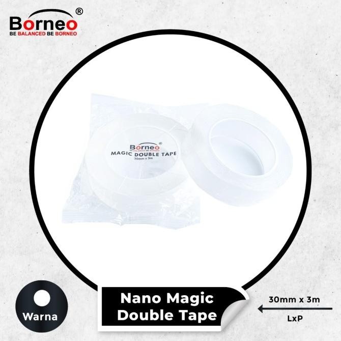 

Sale Borneo Nano Magic Double Tape 30Mm X 3M