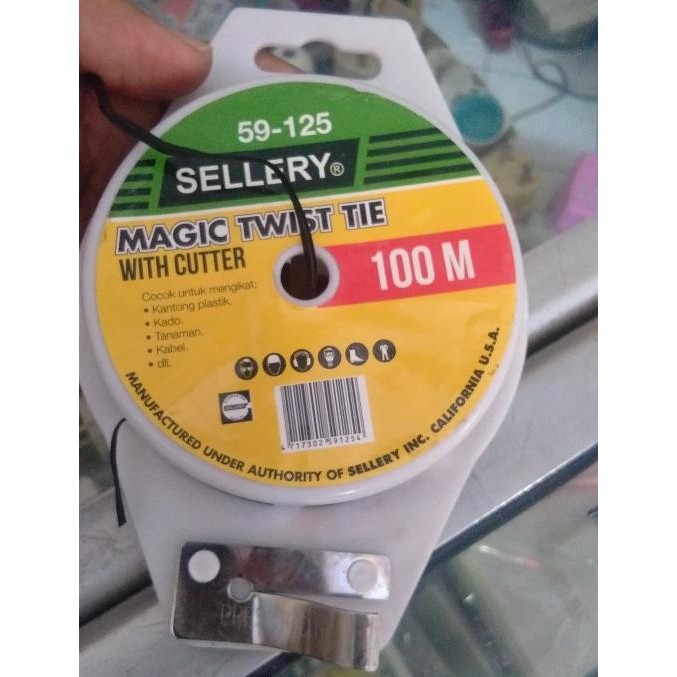 

Sale Kabel Twist Tie Pengikat Kabel (Magic Twist Tie) 100 Meter