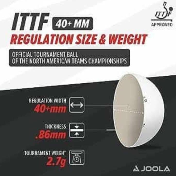 Bola Pingpong JOOLA Premium 3Star GT