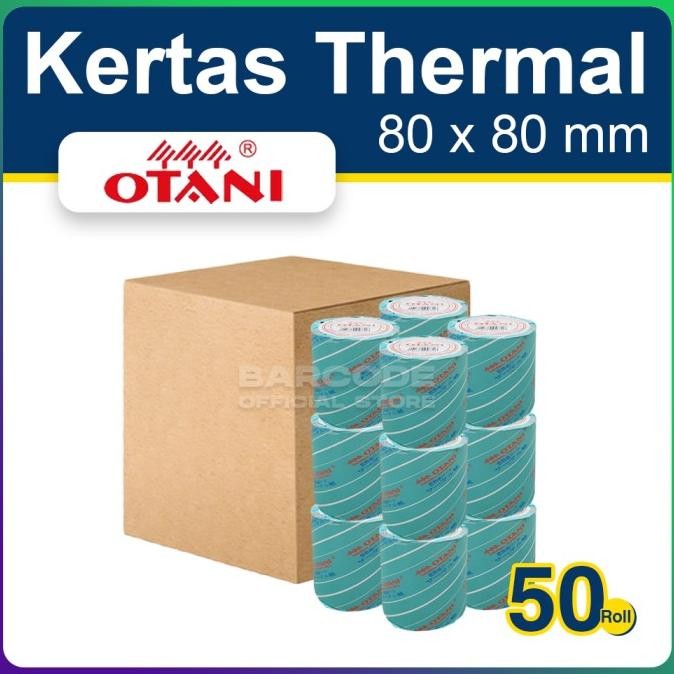 

1 DUS - KERTAS THERMAL OTANI 80 X 80 HITAM MESIN ANTRIAN TIKET PARKIR ORIGINAL DAN TERPERCAYA