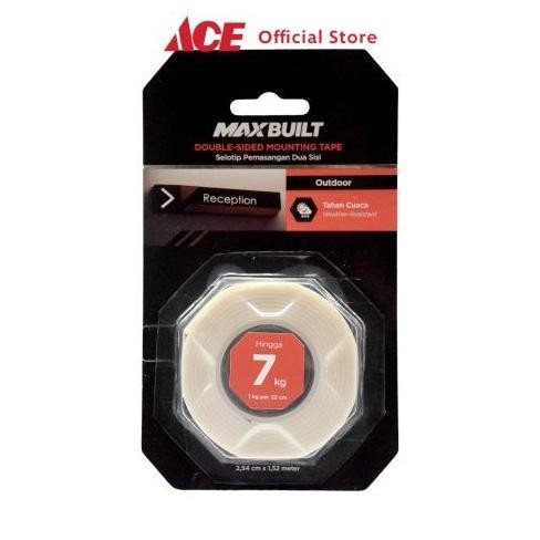 

TERMURAH - Maxbuilt 2.5 cmx1.5 mtr Isolasi Mounting Tape Exterior - Putih Isolasi Lakban Alat Penempel Tape Double Side Selotip Dua Sisi Selotip Super Kuat