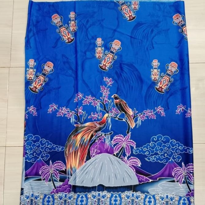 Original Kain Baju Batik Cendrawasih Papua