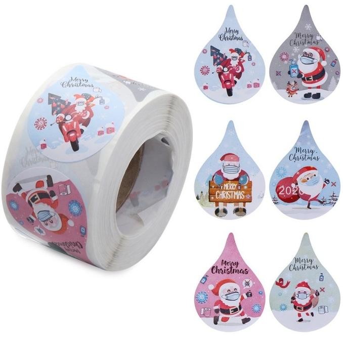 

<<<<<] Sticker merry christmas 3,8cm isi 80