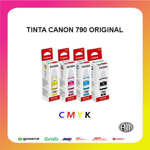 

NEW Tinta Canon PIXMA GI-790 Black Magenta Cyan Yellow