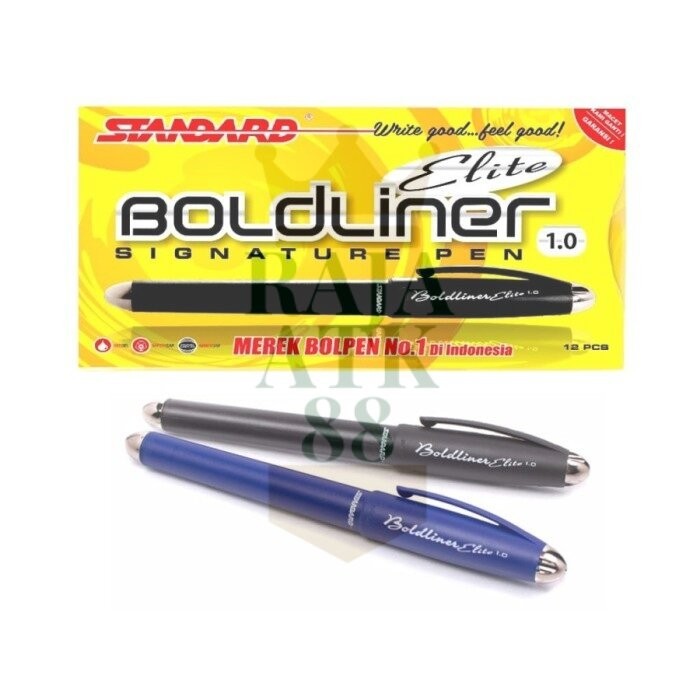 

Bolpen / Pulpen Standard Boldliner Elite Signature Pen 1.0mm - 1 lusin