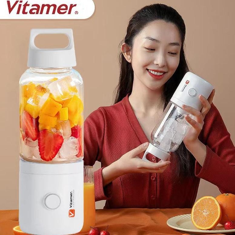 (DISKON PRABOTAN) Vitamer Juicer Blender Jus Buah Portable Mini USB Charging 500ML / Juicer Portable