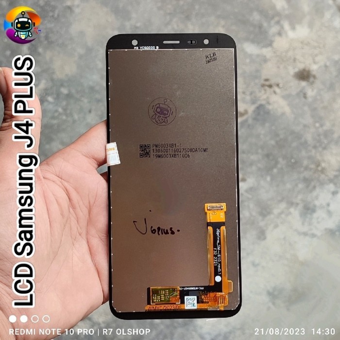 Lcd Samsung J6 Plus 2018 J610 J6 Prime J4 Plus J415 Black ORG