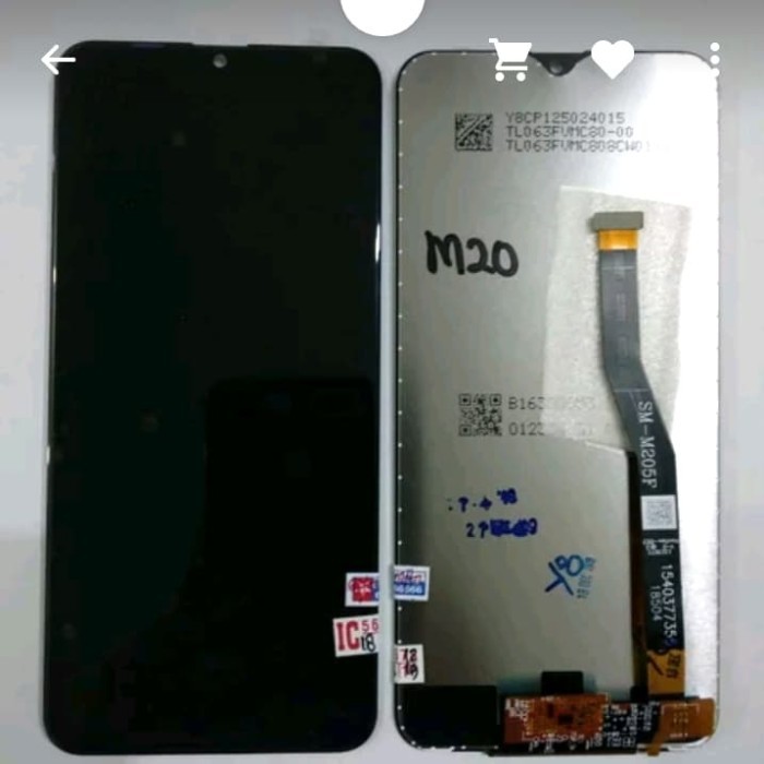 BEBAS ONGKIR - LCD Set Ts Touchscreen Samsung Galaxy M20 M205 M205F LCD Ori
