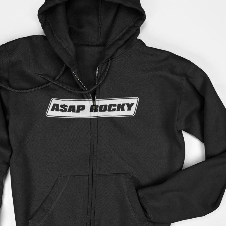Jaket Hoodie Zipper - Asap Rocky