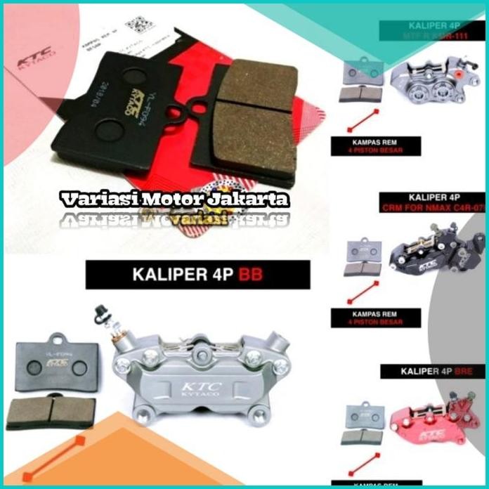kampas rem KTC 4 piston besar 11OKTZ4 accessories