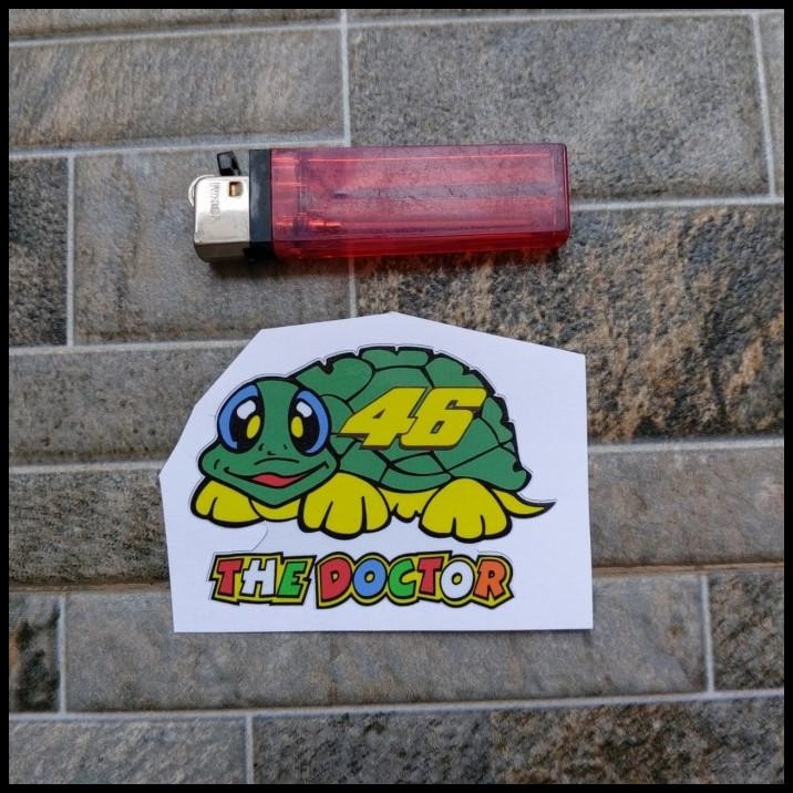 

BEST DEAL STIKER VINYL TURTLE ROSSI MOTO GP FANS CLUB MOTOR HP SEPEDA LAPTOP HEL !