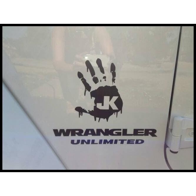 

TERMURAH STICKER WRANGLER UNLIMITED ZOMBIE JK HAND !!!