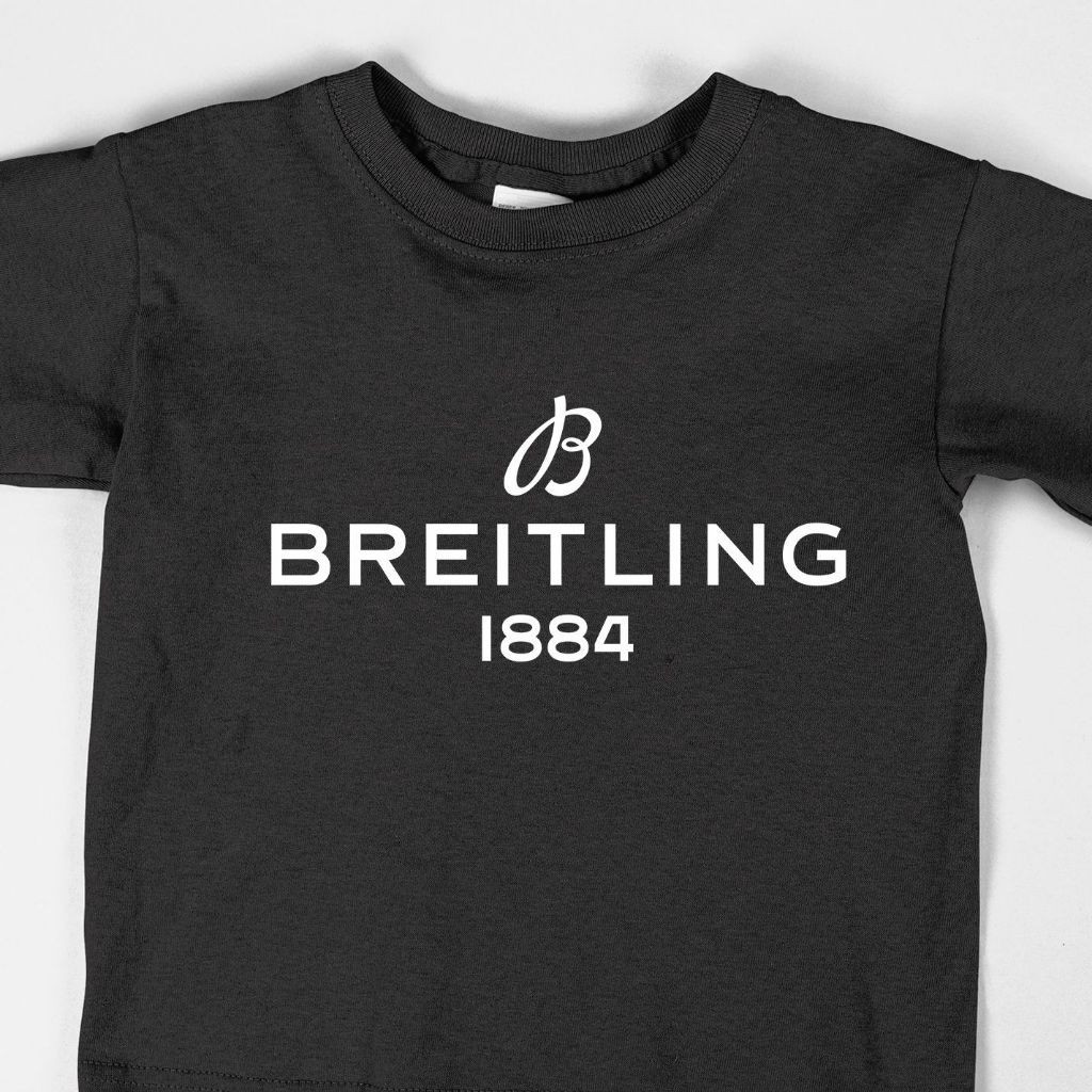 T-shirt Distro Kaos Pria Wanita Katun Kombet 24s All Size Kata Kata Breitling 1884