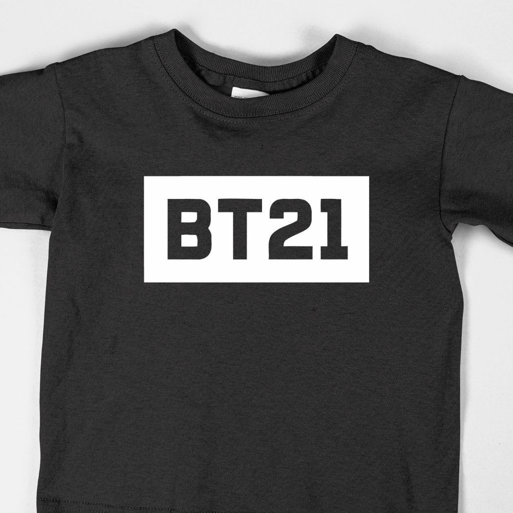 T-shirt Distro Kaos Pria Wanita Katun Kombet 24s All Size Kata Kata BTS BT21