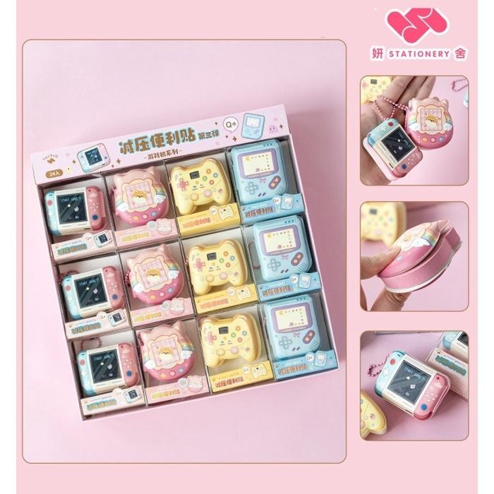[Khusus Batam] Mini Memo Book Gantungan Kunci Sticky Note Squishy, Buku Squishy Kecil [G]