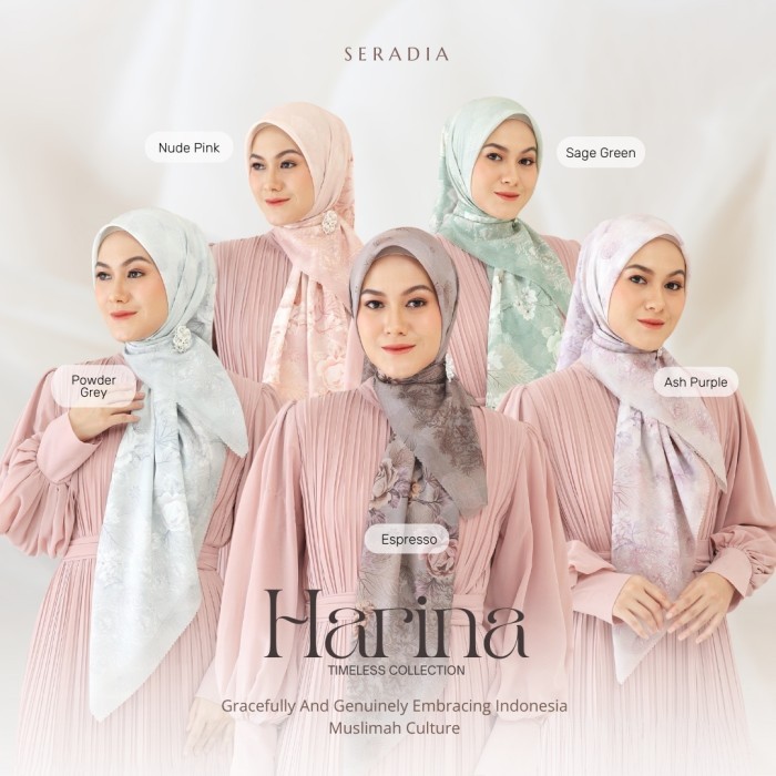 Seradia Hijab Segi Empat Harina #Original