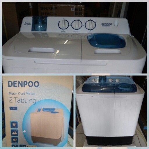 DENPOO MESIN CUCI 2 TABUNG