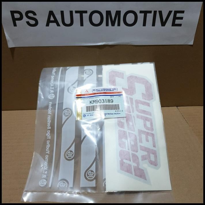 

GRATIS ONGKIR STICKER / STIKER SUPER SPEED ORIGINAL KM903189 !!
