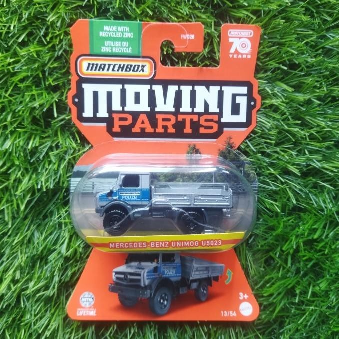 matchbox moving parts unimog
