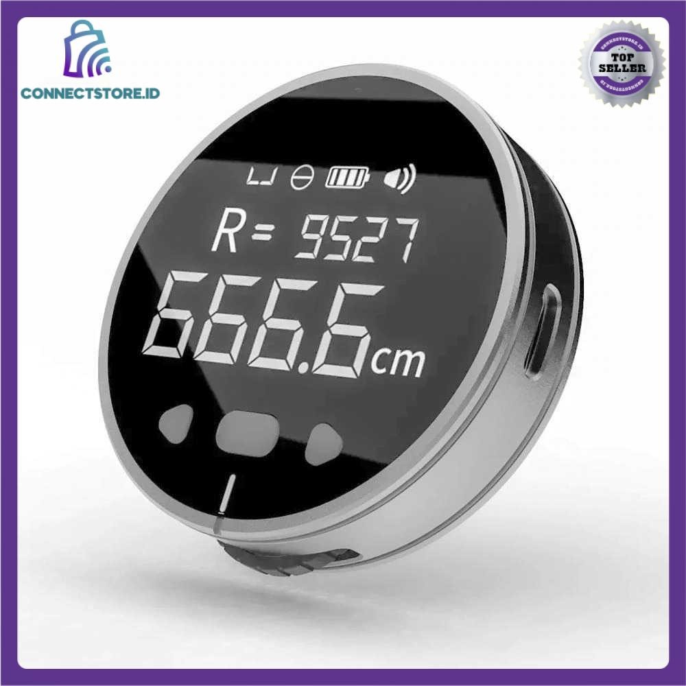

Mini Q Ruler Penggaris Meteran Digital LCD Screen - Hitam