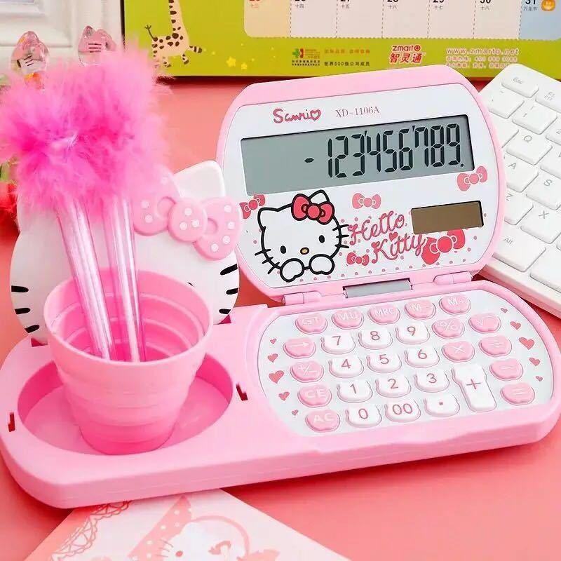 

[Khusus Batam] Kalkulator Hello Kitty Multi Fungsi, Hello Kitty Calculator 12 Digits [G]