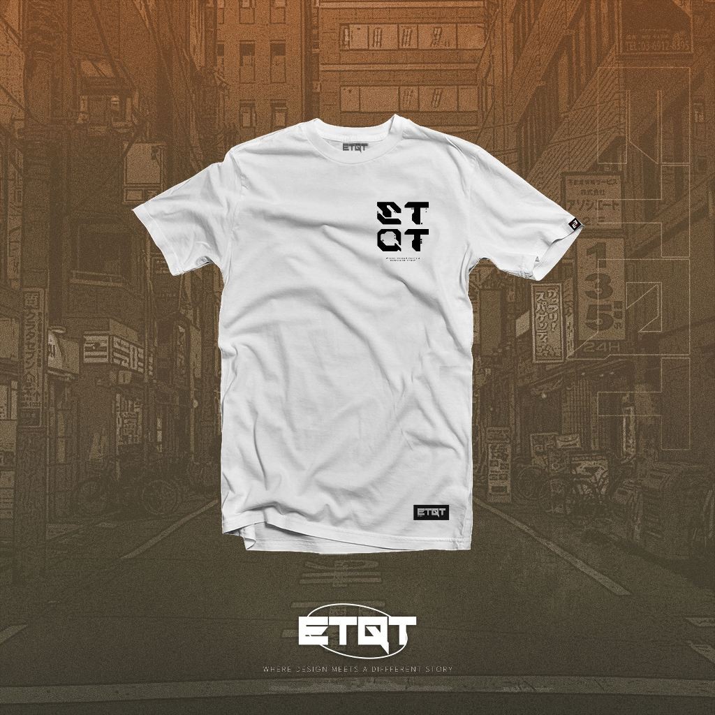 Etiquetta Co. - Unisex - Kemeja ETQT - Kaos Minimal v1 |Xf8Zek0e|