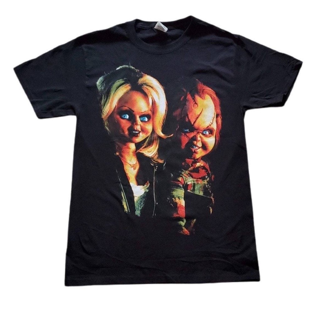 Kaos Bride of Chucky Chucky dan Tiffany |Zv6HpVIl|