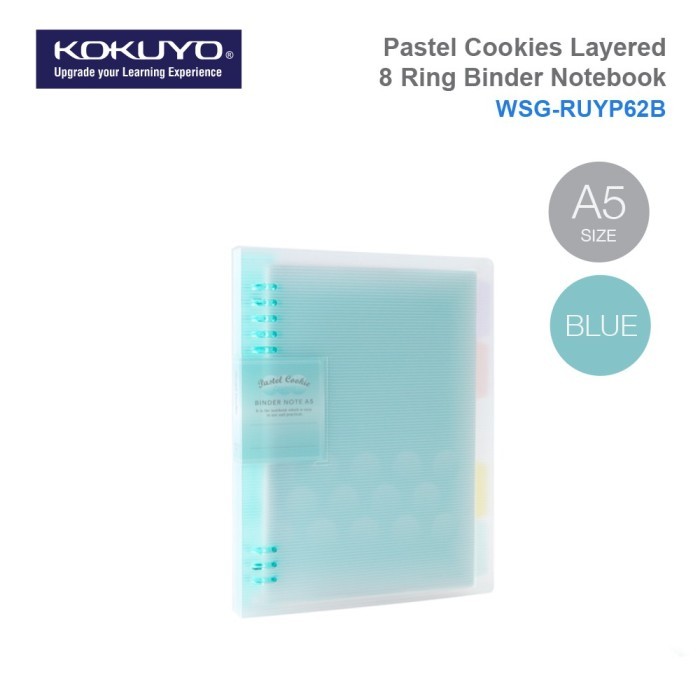 

Kokuyo Wsg-Ruyp62 Pastel Cookies, 8 Ring Binder Notebook A5 (Max 100) #Original
