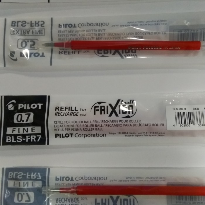 

Refill Pen Pilot Frixion 0,5 & 0,7 Merah. #Original