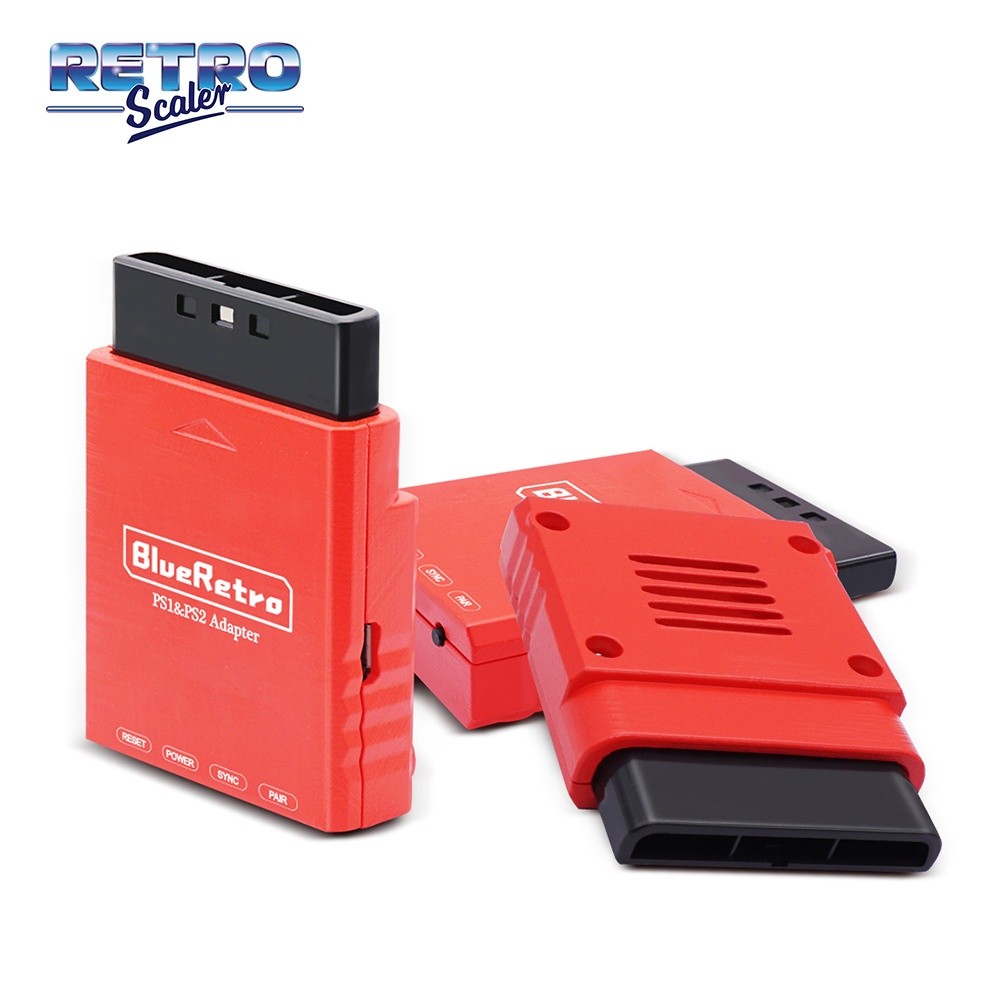 RetroScaler BlueRetro Adaptor Pengendali Game Nirkabel Untuk Konsol PS1 PS2 ke PS4 PS5 Pengendali Ga