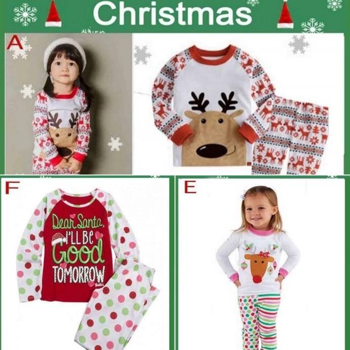 

Promo Baju Tidur anak Motif Christmas GWSE9 A E F