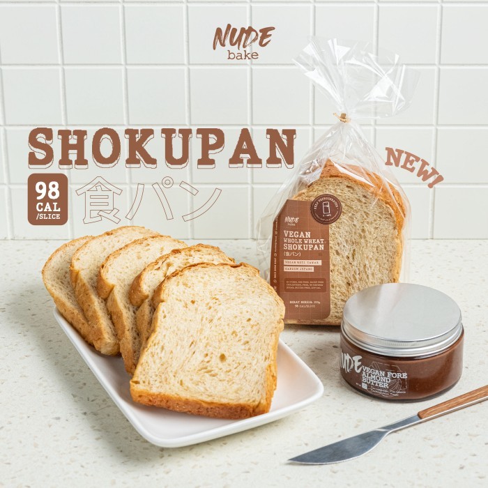 

Ready Vegan Shokupan - Roti Tawar slice tebal EGG FREE, DAIRY FREE, BUTTER