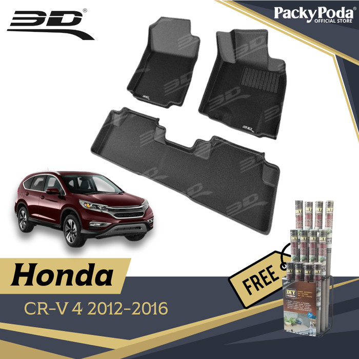 Karpet Mobil 3D Kagumat Honda Crv 2012-2016