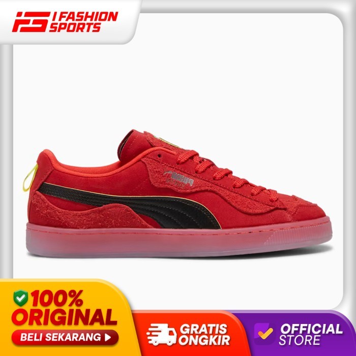 SEPATU SNEAKERS PRIA PUMA FERRARI SUEDE TRIPPY 30849203 ORIGINAL