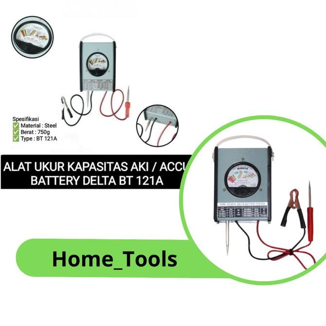 Baterai Battery Tester DELTA FUKUSHIMA Alat Tes Aki Accu Analog ORI