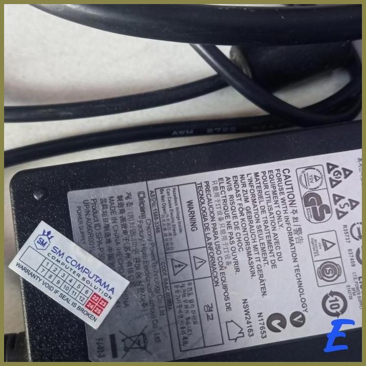 | SMC | CHARGER LAPTOP SAMSUNG NP300 NP300E NP300E4X ORIGINAL