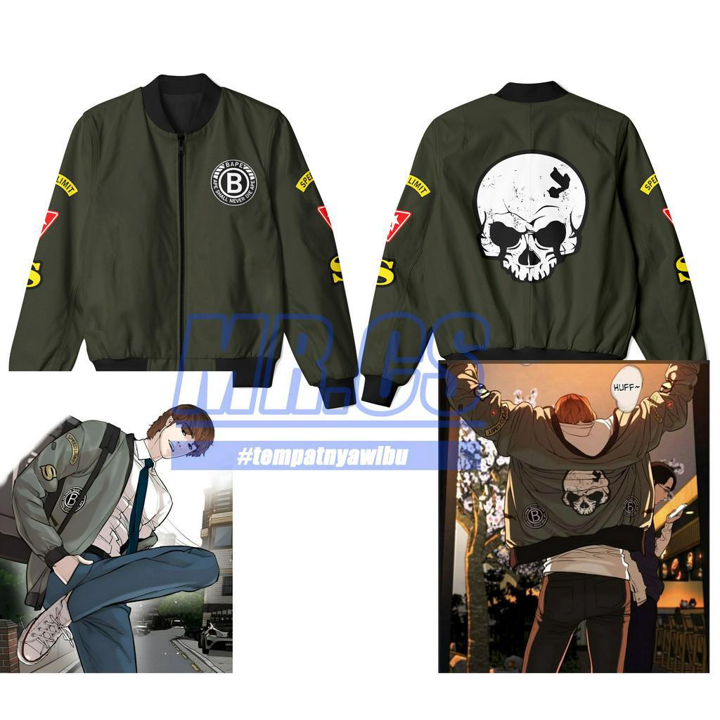 Jaket Sung Taehoon How To Fight/Jaket Bomber/Jaket Webtoon How To Fight |4FRboNgr|