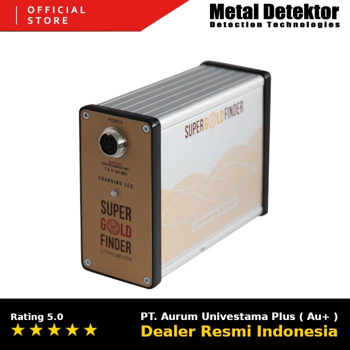 Baterai Metal Detektor GFX 7000 GDX 8000 MD MINELAB GPX 5000 GPX 4500