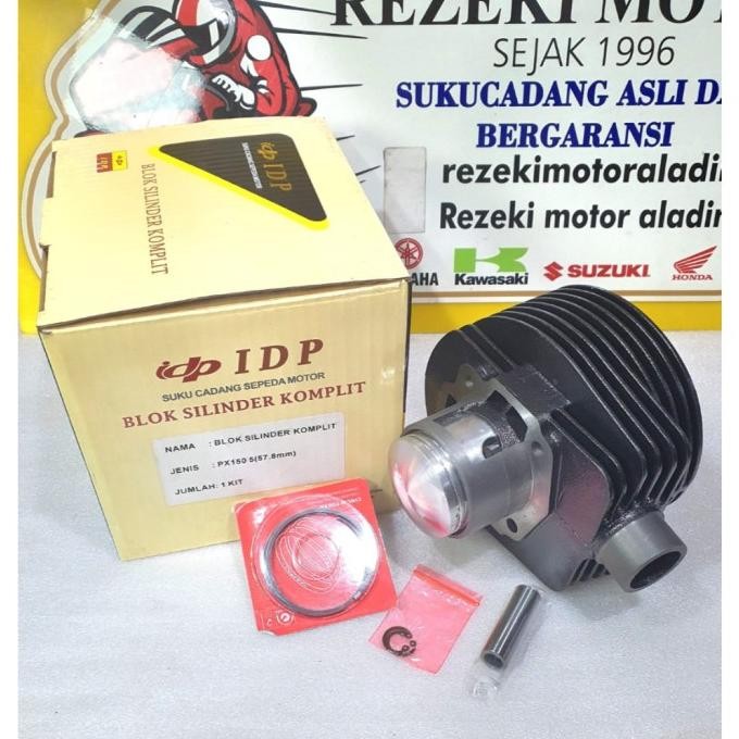 BLOK SEHER CYLINDER SET VESPA SUPER PX EXCLUSIVE LUBANG 5