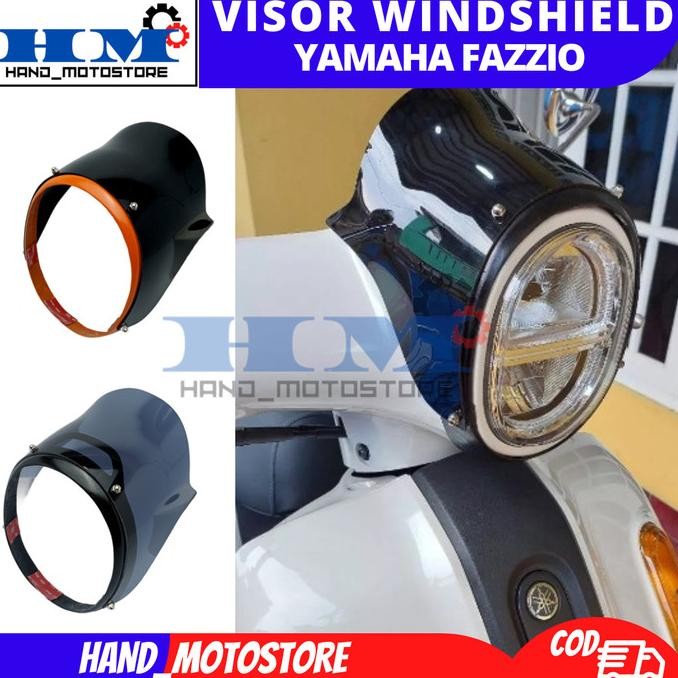 [COD] VISOR WINDSHIELD FAZZIO / COVER WINDSHIELD FAZZIO /TOPI HEADLAMP ORIGINAL DAN TERPERCAYA