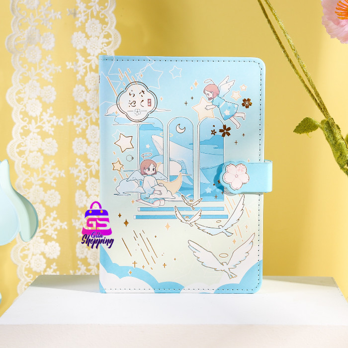 

Magnetic Notebook Sakura Angel / Diary Jurnal Agenda Buku Tulis - 6281