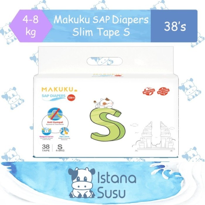 

Makuku Air Diapers Slim Tape S 38