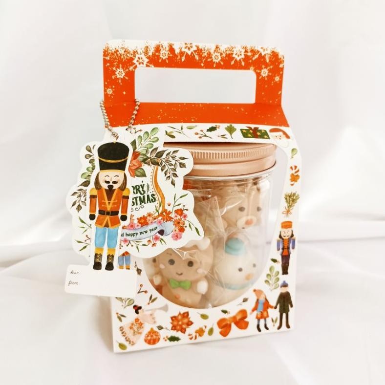 

Christmas meringue cookies - kukis hias natal merengue