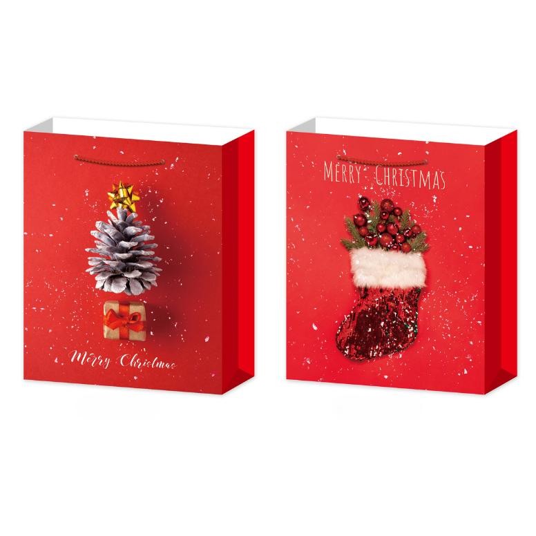 

Beli 2 Lebih Murah Paper Bag Natal Motif Red Christmas / Goodie Bag Christmas / Tas Hampers Natal Termurah