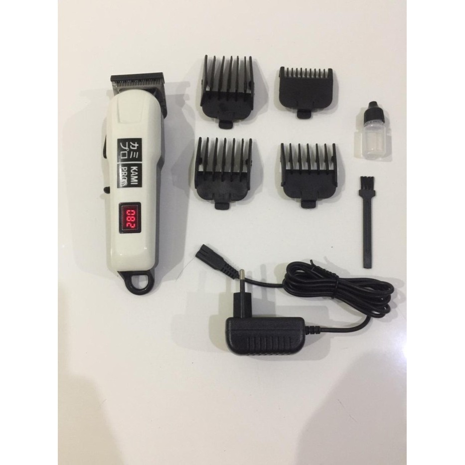 Hair Clipper Alat Potong / Cukur Rambut Cas Baterai Lithium