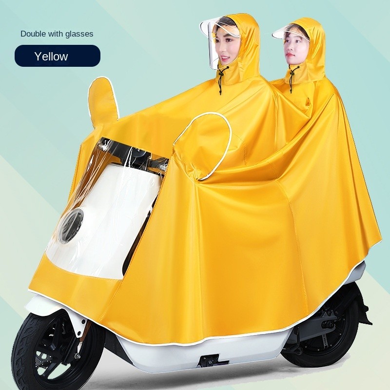 Sepeda Motor/Sepeda Listrik/Kendaraan Listrik/Mobil/Set Jas Hujan 7XL yang Diperpanjang dan Diperpan