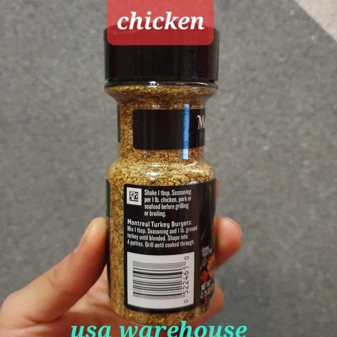 

McCormick Grill Mates Montreal Chicken Steak Seasoning Bumbu Masak SS99