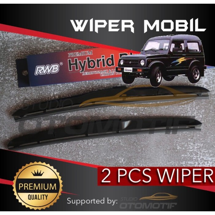 WIPER KACA DEPAN KATANA JIMNY RWB HYBRID / WIPER KATANA JIMN RWB 2 PCS